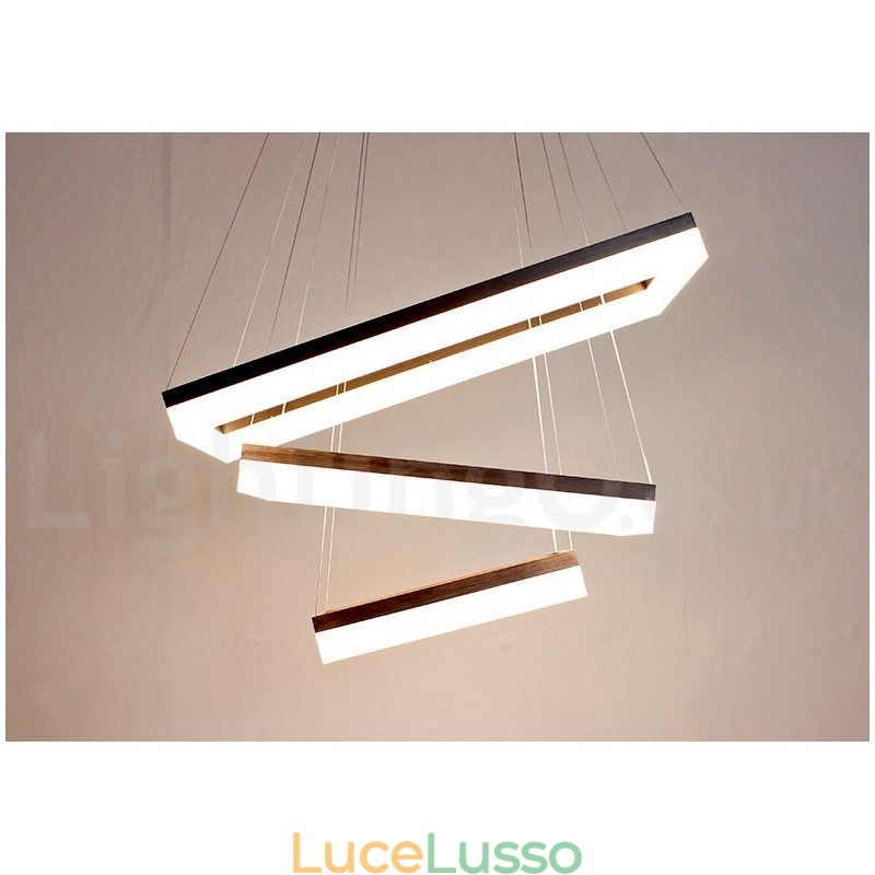 Lampada a sospensione moderna e contemporanea in stile Wi-Fi Smart dimmerabile a 3 livelli