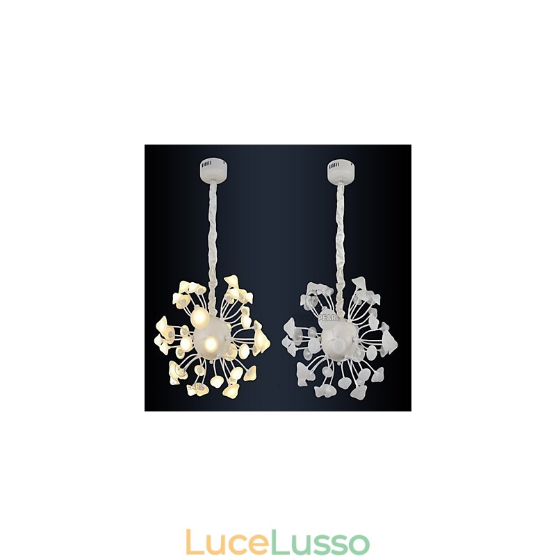 Moderna luce pendente calda bianca luminosa decorazione della casa