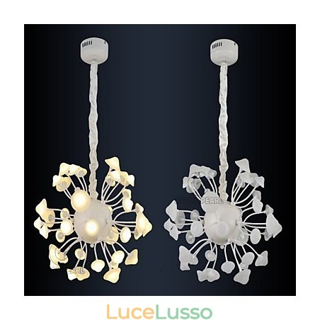 Moderna luce pendente calda bianca luminosa decorazione della casa Moderna luce pendente calda bianca luminosa decorazione della casa