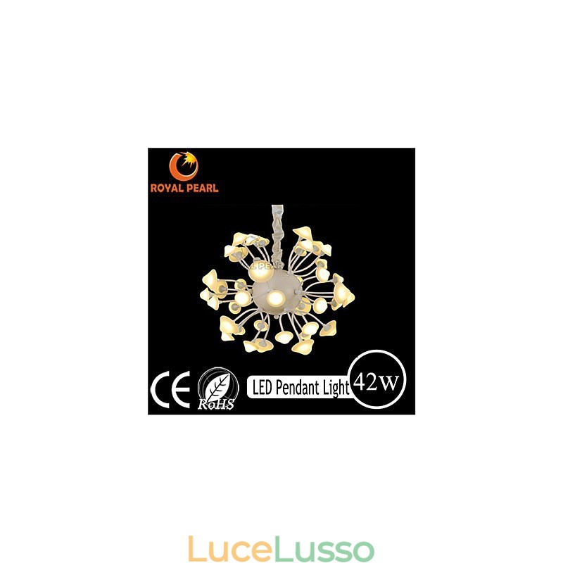 Moderna luce pendente calda bianca luminosa decorazione della casa