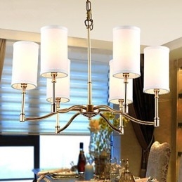 Lampade a sospensione in cristallo Mini stile tradizionale classico metallo