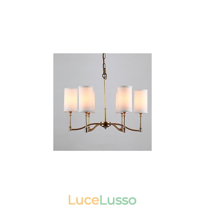 Lampade a sospensione in cristallo Mini stile tradizionale classico metallo