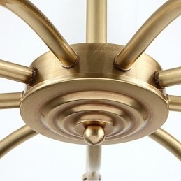 Lampade a sospensione in cristallo Mini stile tradizionale classico metallo