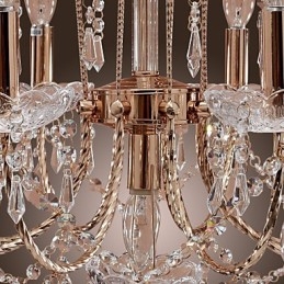 Elegante lampadario di cristallo con 9 luci