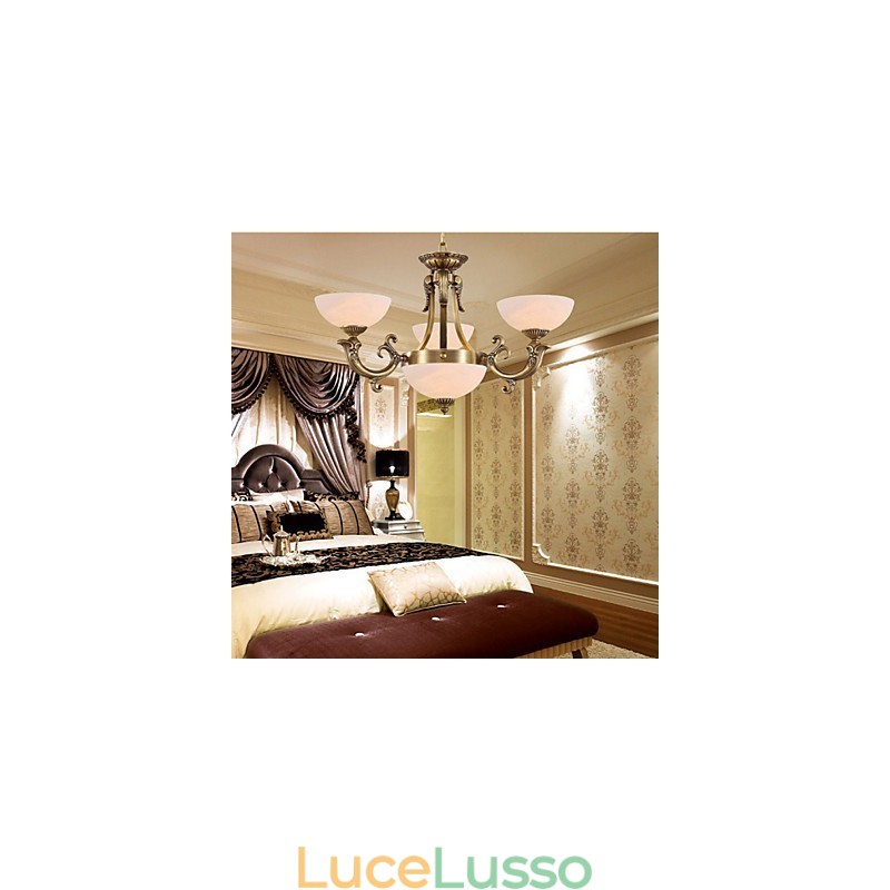 Jane Marble illuminazione Art Lampada in rame
