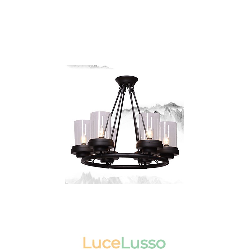 Lampade a sospensione Mini Style Rustic Lodge Vintage Metallo