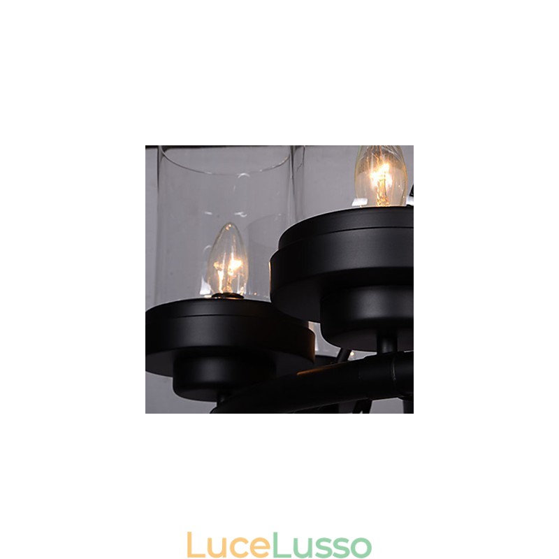 Lampade a sospensione Mini Style Rustic Lodge Vintage Metallo