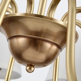 Lampade a sospensione in cristallo Mini stile tradizionale classico metallo