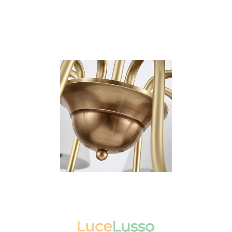 Lampade a sospensione in cristallo Mini stile tradizionale classico metallo