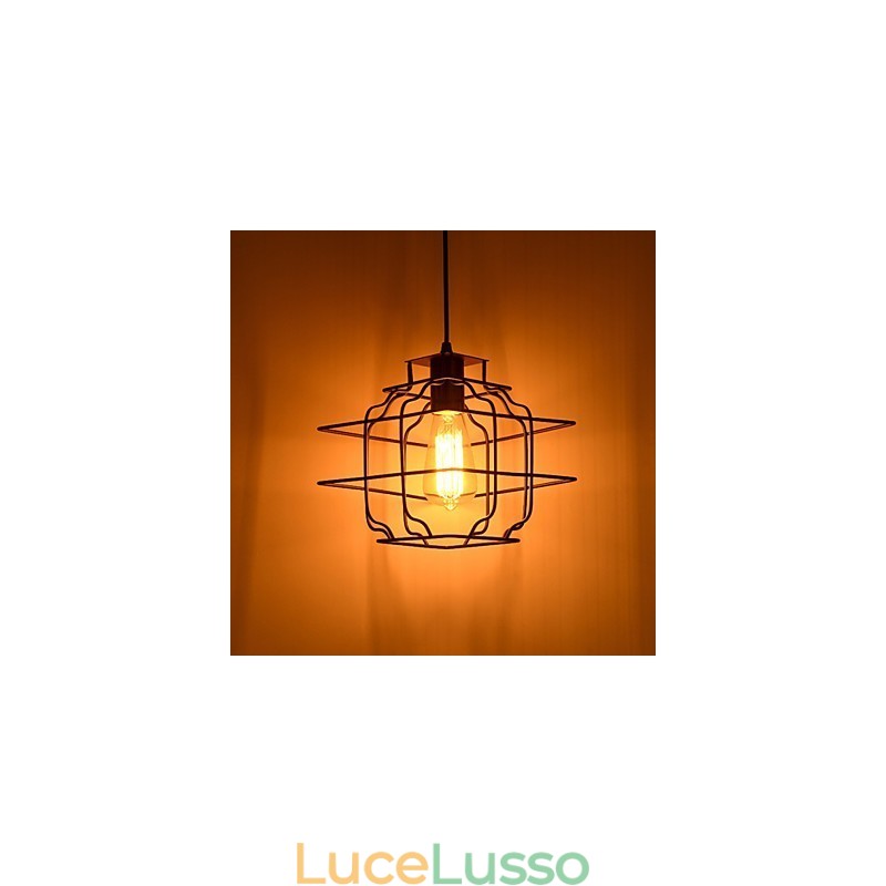 Lampada a sospensione in metallo di Retro Designers