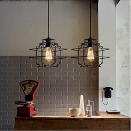 Lampada a sospensione in metallo di Retro Designers