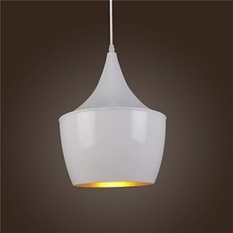 Lampada a sospensione Retro Vintage Tom Dixon Design Nero Bianco Tipo Lampade a sospensione da caffè
