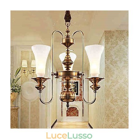 Lampade a sospensione in cristallo Mini stile tradizionale classico metallo Lampade a sospensione in cristallo Mini stile tradizionale classico metallo