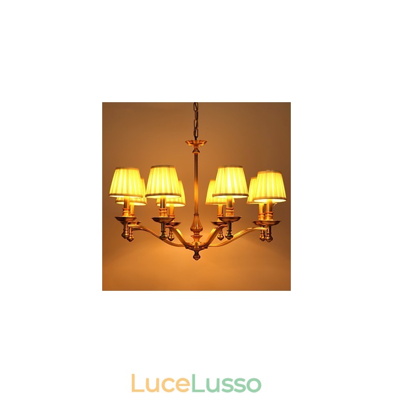 Lampade a sospensione in cristallo Mini stile tradizionale classico metallo