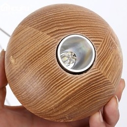 Lampade a sospensione Mini stile Lanterna Legno Bambù