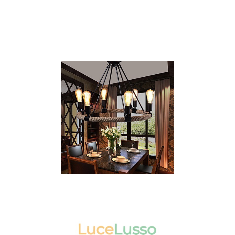 Lampadario a sospensione Mini Style Rustic Lodge Metallo