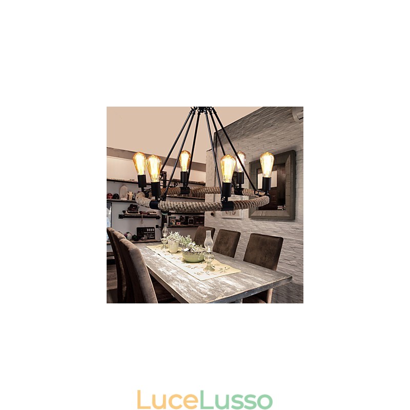 Lampadario a sospensione Mini Style Rustic Lodge Metallo