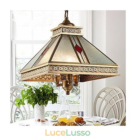 Lampade a sospensione Mini Stile Tradizionale Classico Metallo Lampade a sospensione Mini Stile Tradizionale Classico Metallo
