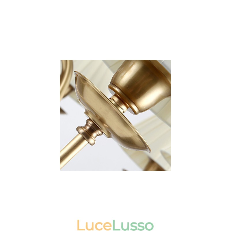 Lampade a sospensione in cristallo Mini stile tradizionale classico metallo