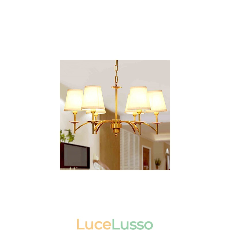 Lampade a sospensione in cristallo Mini stile tradizionale classico metallo