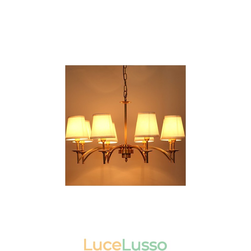 Lampade a sospensione in cristallo Mini stile tradizionale classico metallo