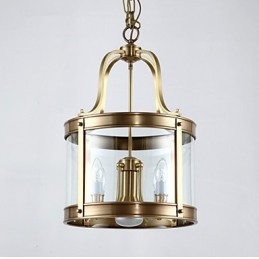 Lampade a sospensione in cristallo Mini stile tradizionale classico metallo