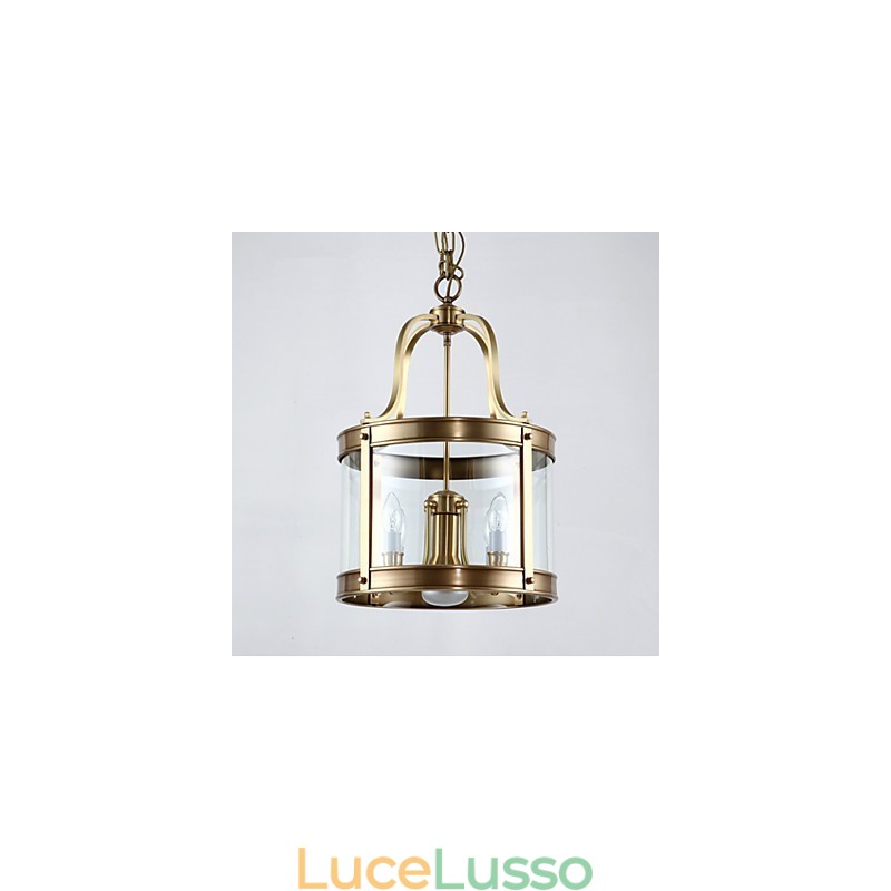 Lampade a sospensione in cristallo Mini stile tradizionale classico metallo