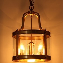 Lampade a sospensione in cristallo Mini stile tradizionale classico metallo