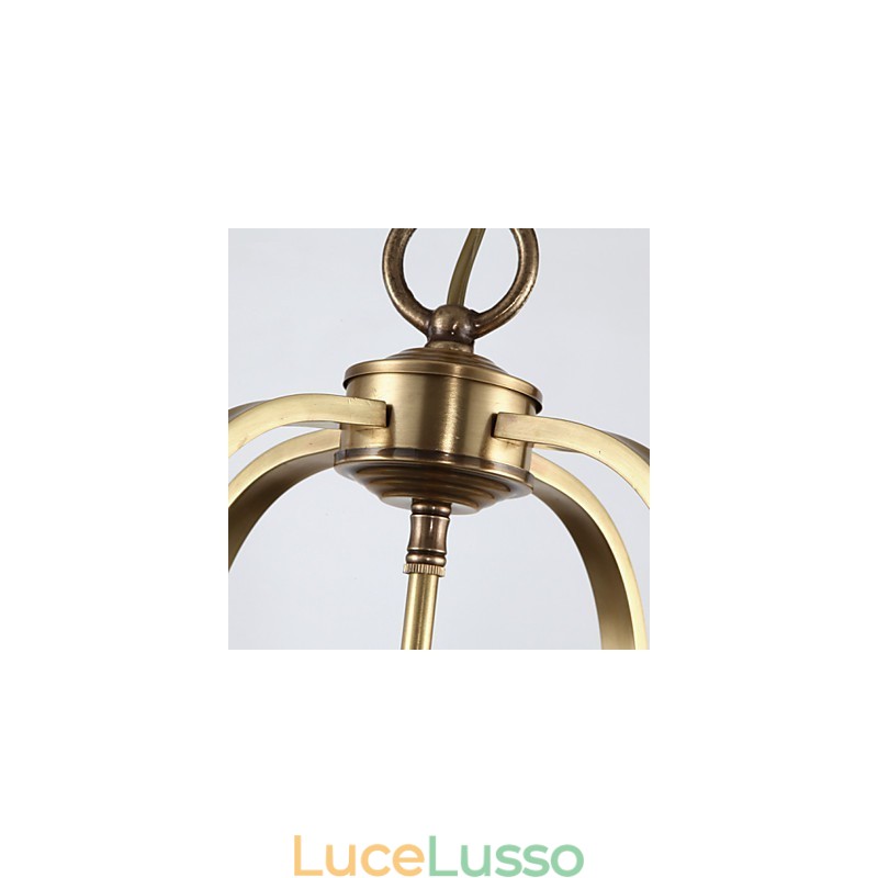 Lampade a sospensione in cristallo Mini stile tradizionale classico metallo