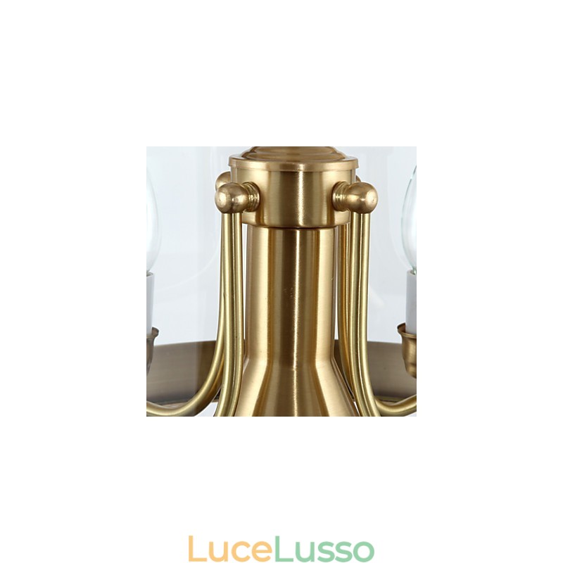 Lampade a sospensione in cristallo Mini stile tradizionale classico metallo