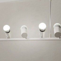 Lampada a sospensione in metallo con dipinto in stile retrò vintage mini