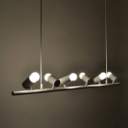 Lampada a sospensione in metallo con dipinto in stile retrò vintage mini