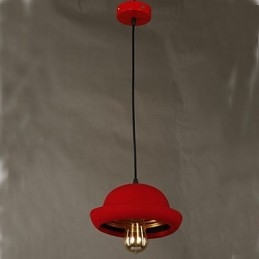 Lampadario a sospensione Hat Cafe Design nero