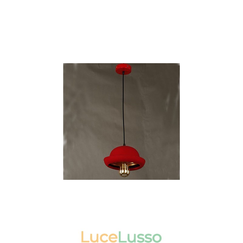 Lampadario a sospensione Hat Cafe Design nero