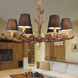 Lampadario a sospensione in resina vintage