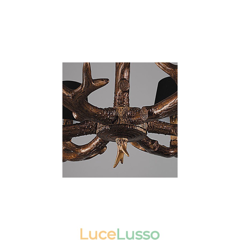Lampadario a sospensione in resina vintage