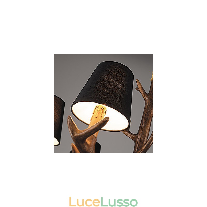 Lampadario a sospensione in resina vintage