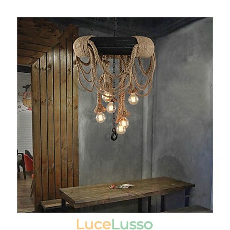 Lampade a sospensione Mini Style Rustic Lodge Plastica Lampade a sospensione Mini Style Rustic Lodge Plastica
