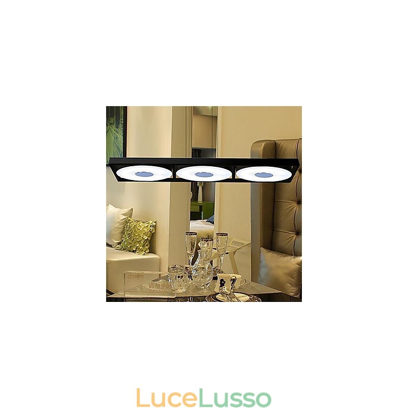 Lampadari a sospensione 3 luci moderni semplici artistici