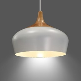 Lampada a sospensione in metallo con dipinto in stile retrò vintage mini