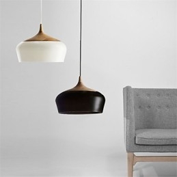 Lampada a sospensione in metallo con dipinto in stile retrò vintage mini