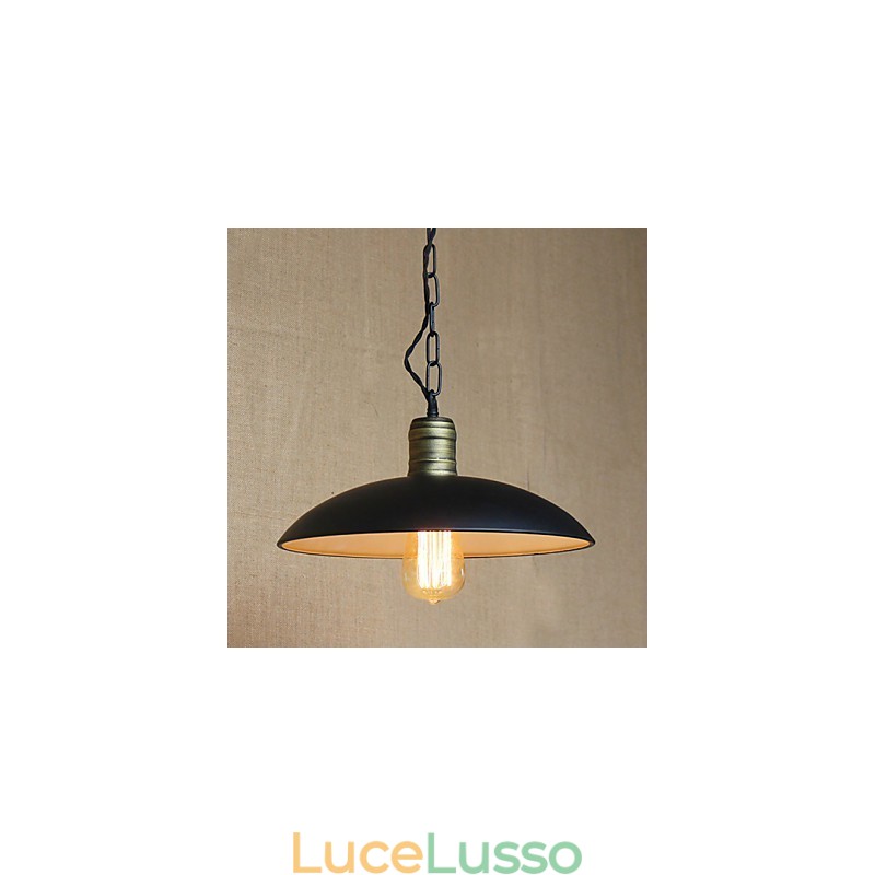 Lampada a sospensione di design retrò country