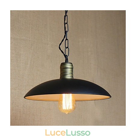 Lampada a sospensione di design retrò country Lampada a sospensione di design retrò country