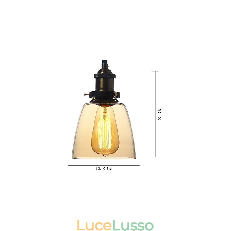 Lampade a sospensione tradizionali classiche vintage retrò country globo