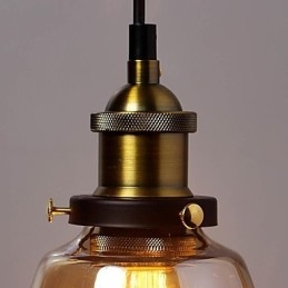 Lampade a sospensione tradizionali classiche vintage retrò country globo