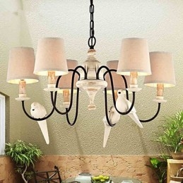 Lampadario a sospensione in resina vintage