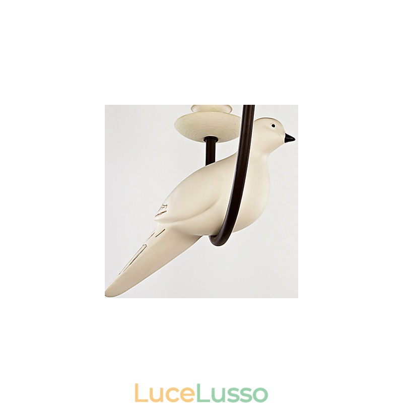 Lampadario a sospensione in resina vintage