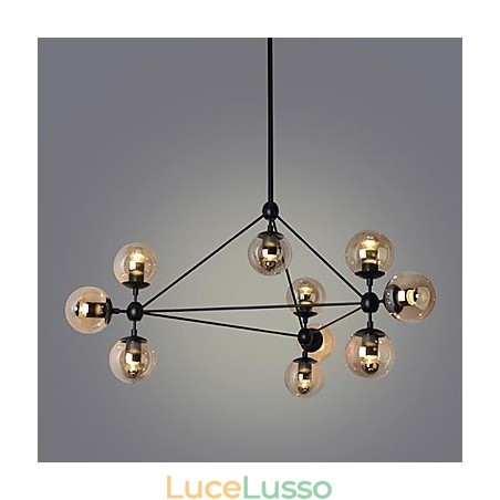 Lampade a sospensione 10 luci semplici moderne artistiche