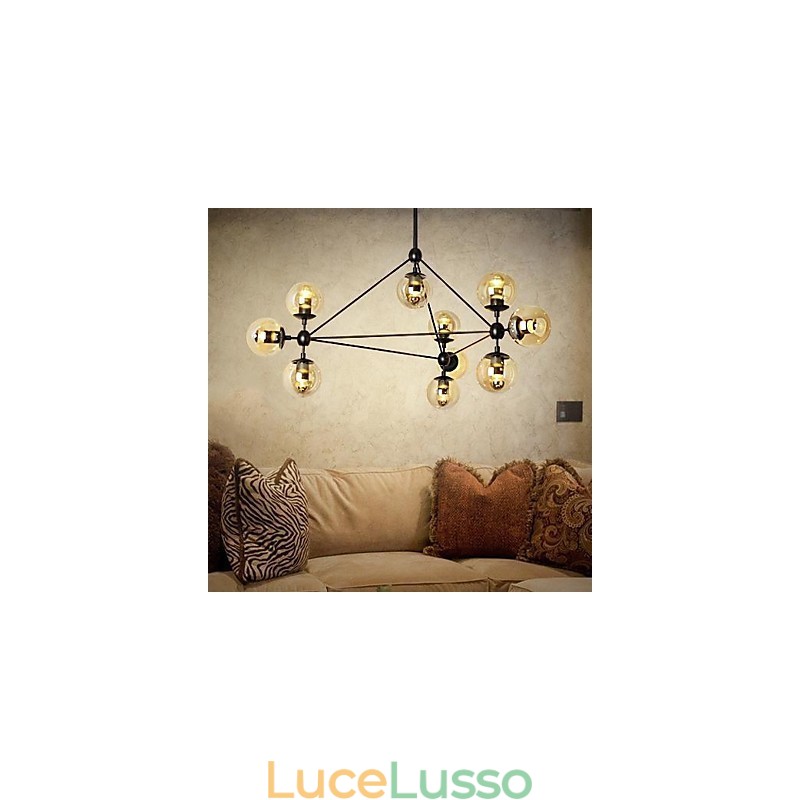 Lampade a sospensione 10 luci semplici moderne artistiche