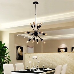 Lampadario in ferro Avant Garde con 12 luci